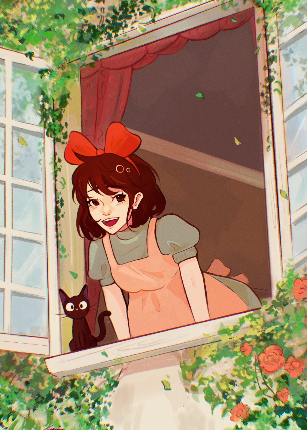 Kiki's Delivery Service Print | Studio Ghibli | Fanart