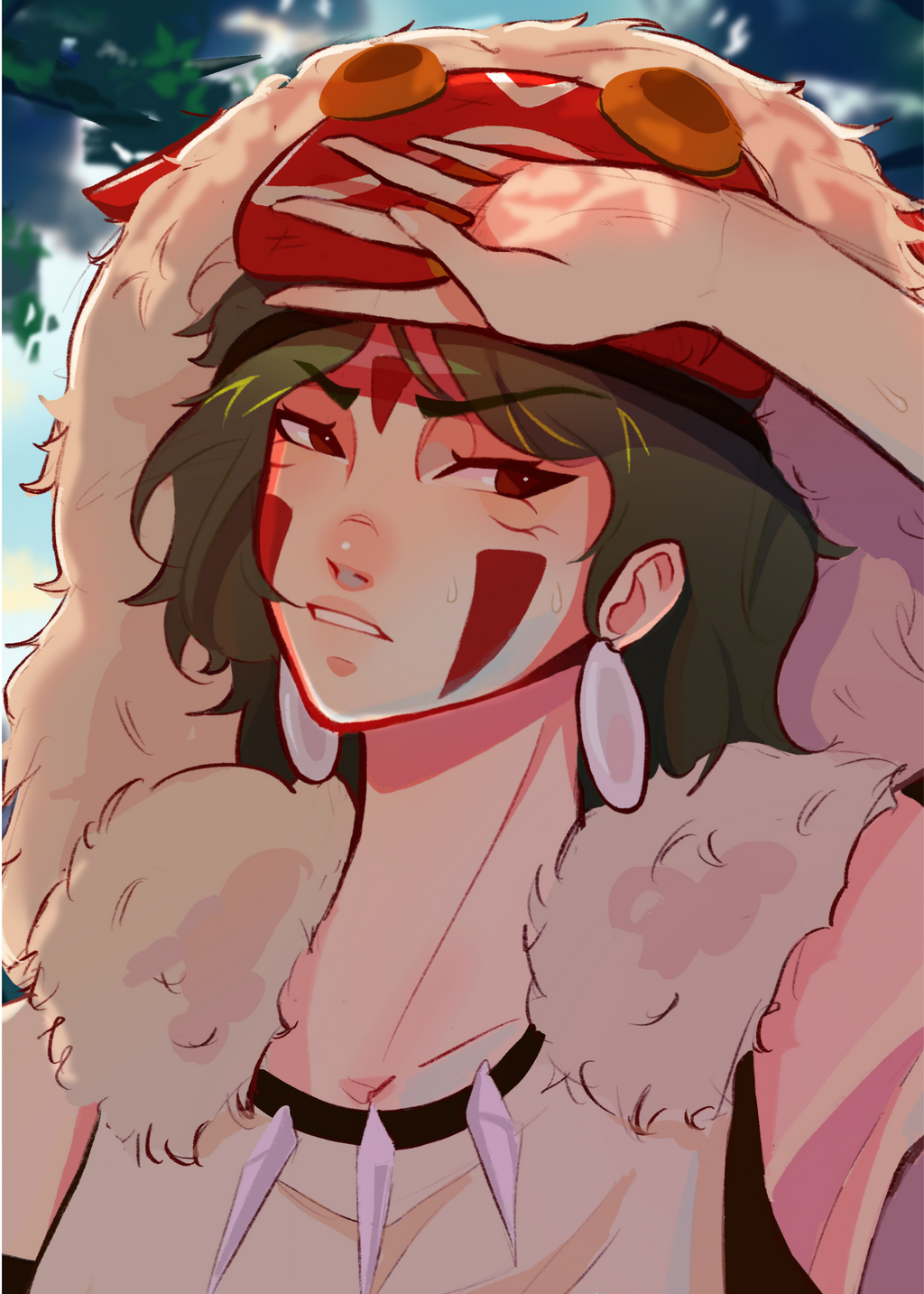 Princess Mononoke Print | Studio Ghibli | Fanart