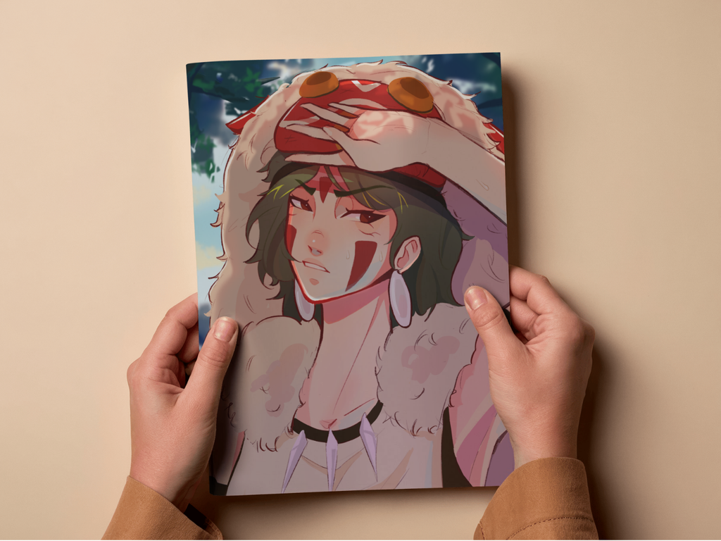 Princess Mononoke Print | Studio Ghibli | Fanart